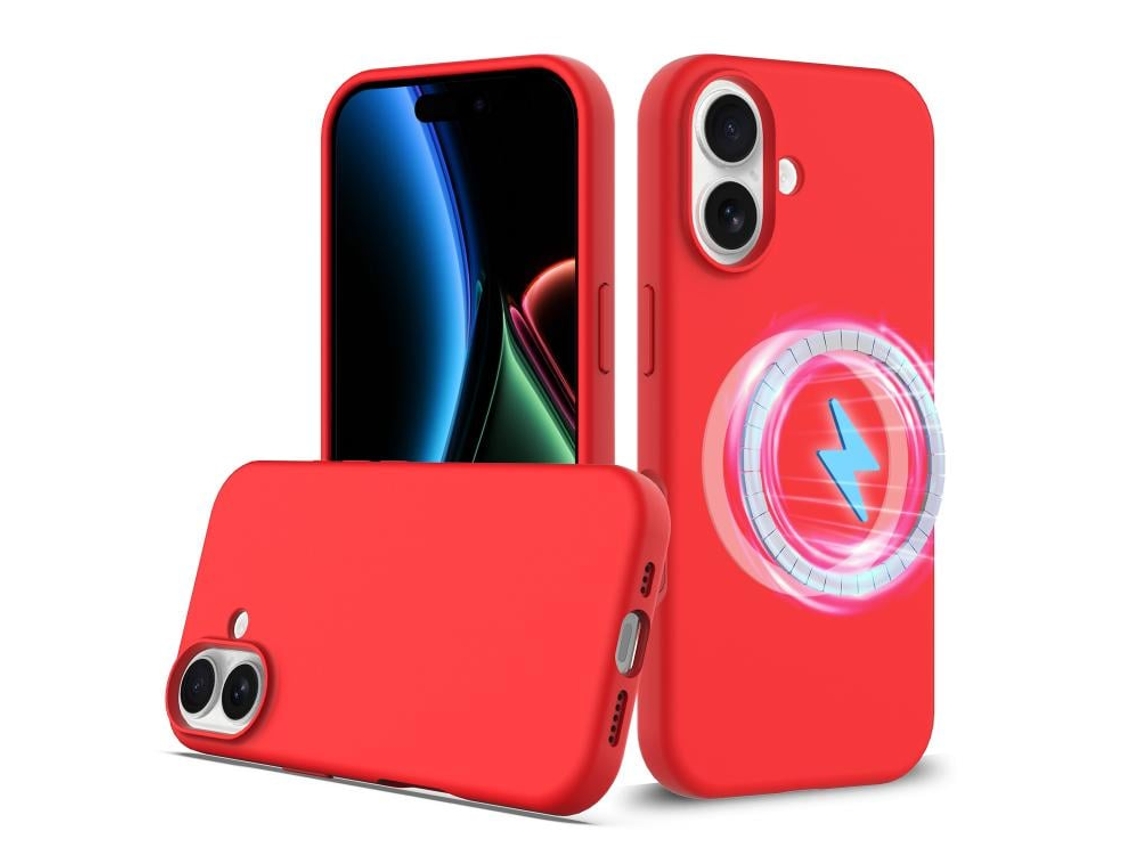 Capa De Silicone Com Magsafe Para Iphone 17 - À Prova De Choque E Resistente A Quedas