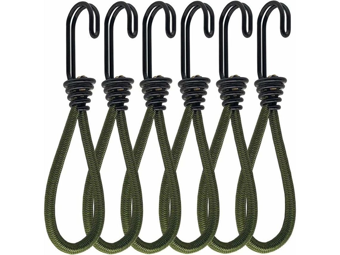 Cordas Elásticas Com Ganchos, Borracha, Elástica, Para Lonas, Barracas, Banners