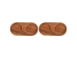Conjunto De 10 Moedores De Sal E Pimenta Com Catraca E Bandeja De Suporte SUNNY SPACES