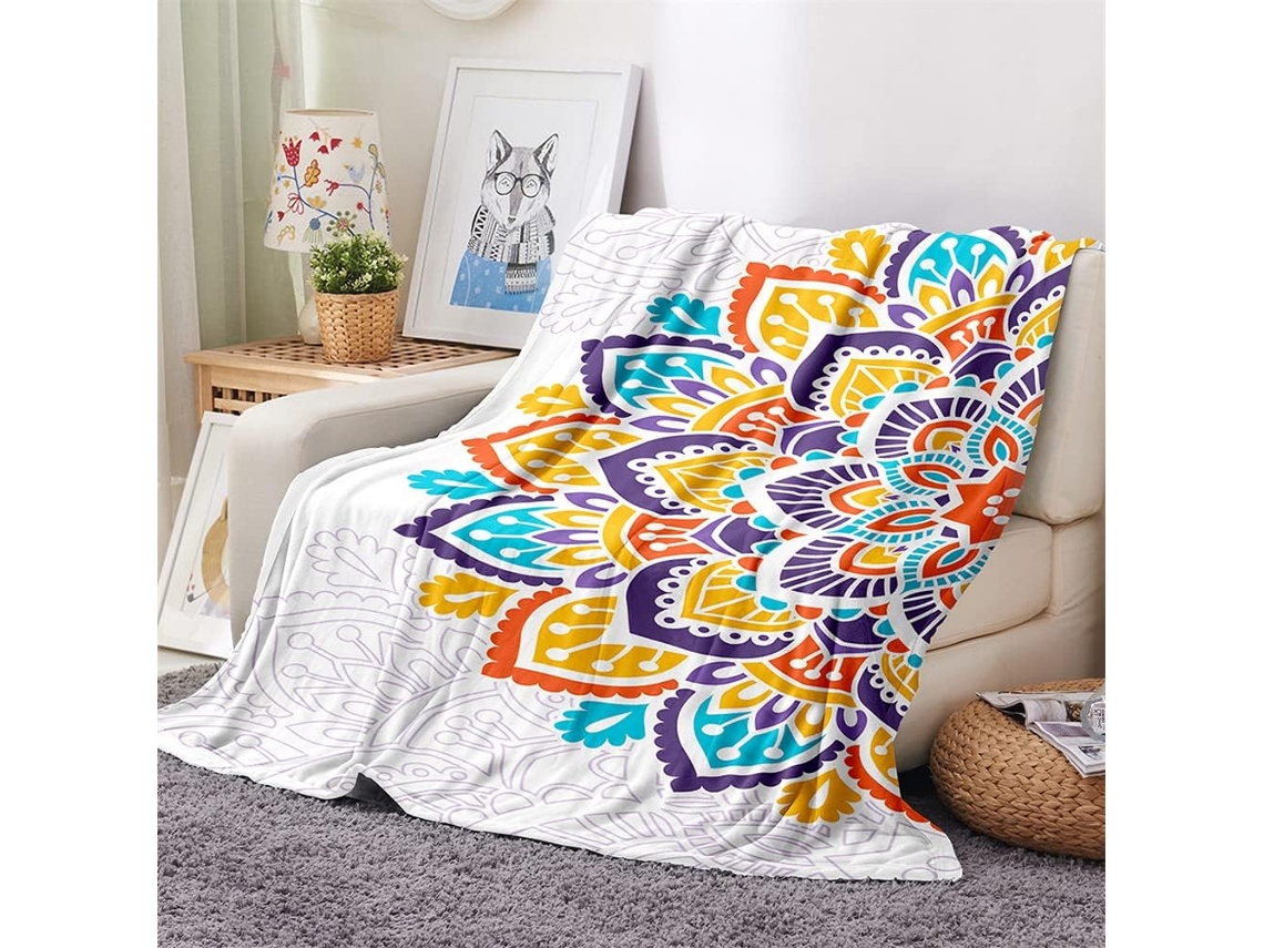 Manta de Flanela Fansu Estampa 3d Quente e Macia em Microfibra Ideal para o Inverno Perfeita Cama Ou Sofá Adeq