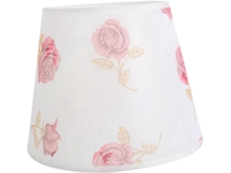 Capa Decorativa Floral Para Abajur De Mesa Com Estampa Floral Que Protege Sua Luminária.