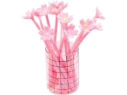 Showero 10 Canetas Gel Pequenas Com Estampa Floral, Caneta Signet