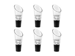 Bico Aerador Para Vinho, Dosador Para Aerar Garrafas De Vinho, 6 Peças