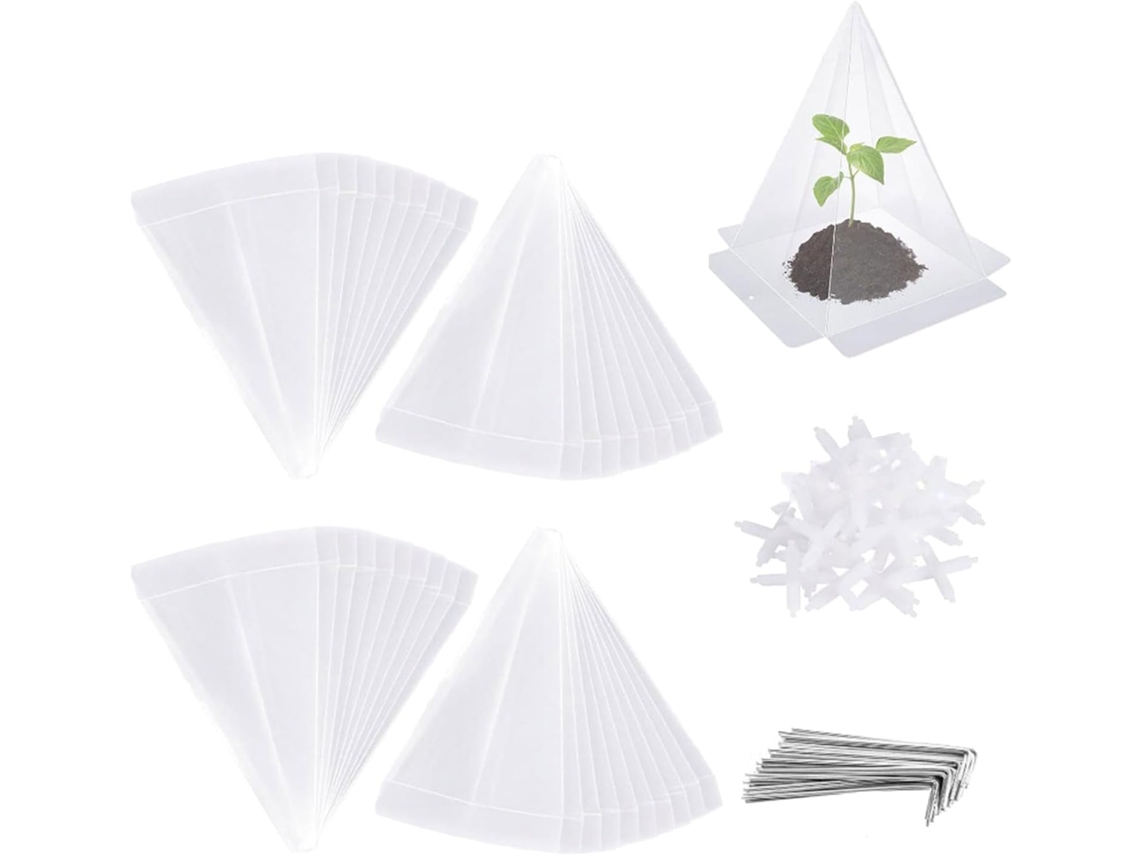 Cobertura Transparente Para Plantas, Pequenas Estufas, Protege As Mudas Das Intempéries, Cloche.