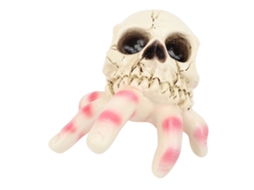 Laxiscreed Figura De Esqueleto Spooky De Resina Para Decoração De Prateleiras E Mesas