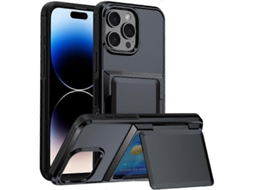 Capa De Celular À Prova De Choque Com Suporte Para Cartão Kalebol Flip