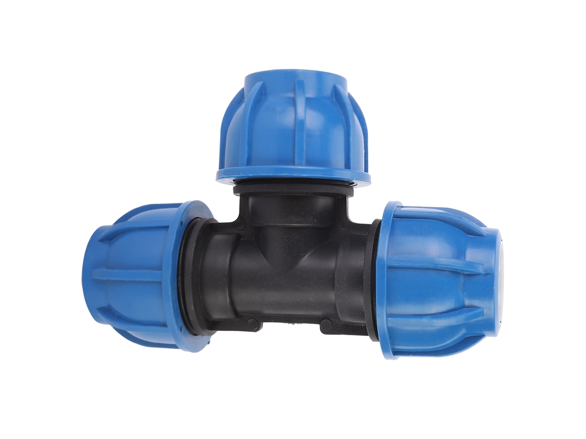 Conexão Têe 32mm Tubo Água Plástico Pe Acessório