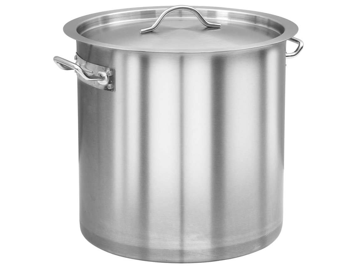 Panela VIDAXL aço inoxidável (35 L 32x32 cm)