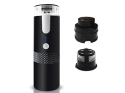 Cafeteira Elétrica Portátil Mini 6oz com bateria 1200mah para café em pó e cápsulas | S/MARCA