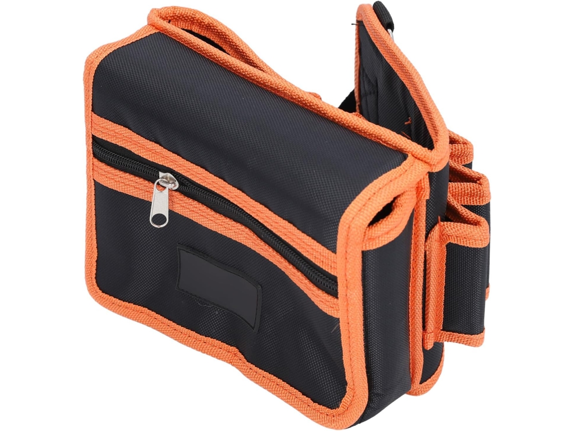 Bolsa de cintura reforçada para ferramentas Aqxreight, em tecido Ox 600d, com cinto, grande capacidade para empreiteiros.