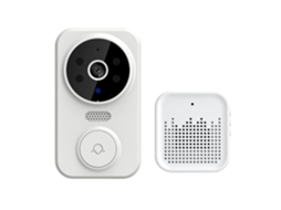 Campainha inteligente com controle remoto sem fio e vídeo, campainha visual inteligente, interfone residencial, visão noturna HD, campainha Slowmoose