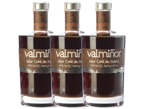Licor de ervas Valmiñor Licor de Café Orujo de Galicia 50 cl (Caixa de 3 unidades)