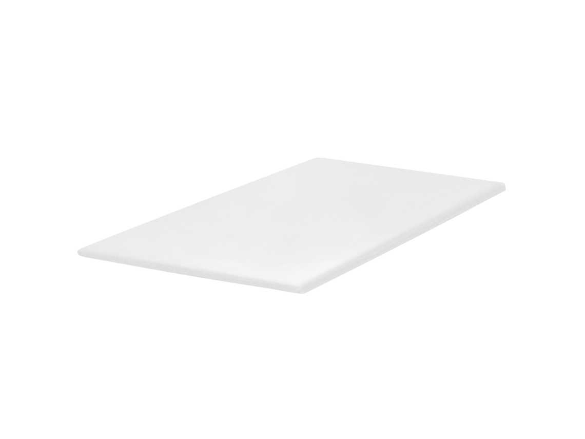 Protetor Para Cama Beliani Restful De Espuma De Poliuretano Blanco 140x200x3.5
