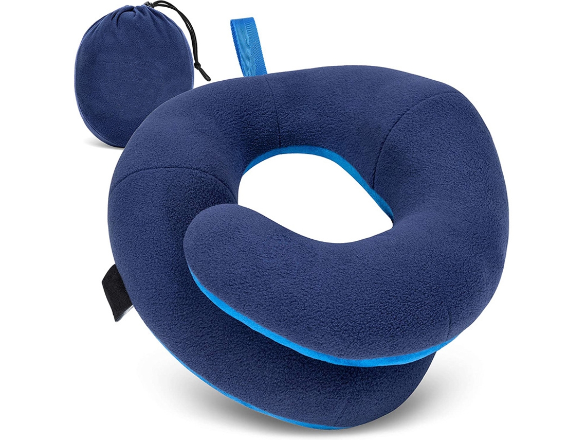 Almofada de Pescoço para Viagem, Suporte Duplo BRILVIBERA