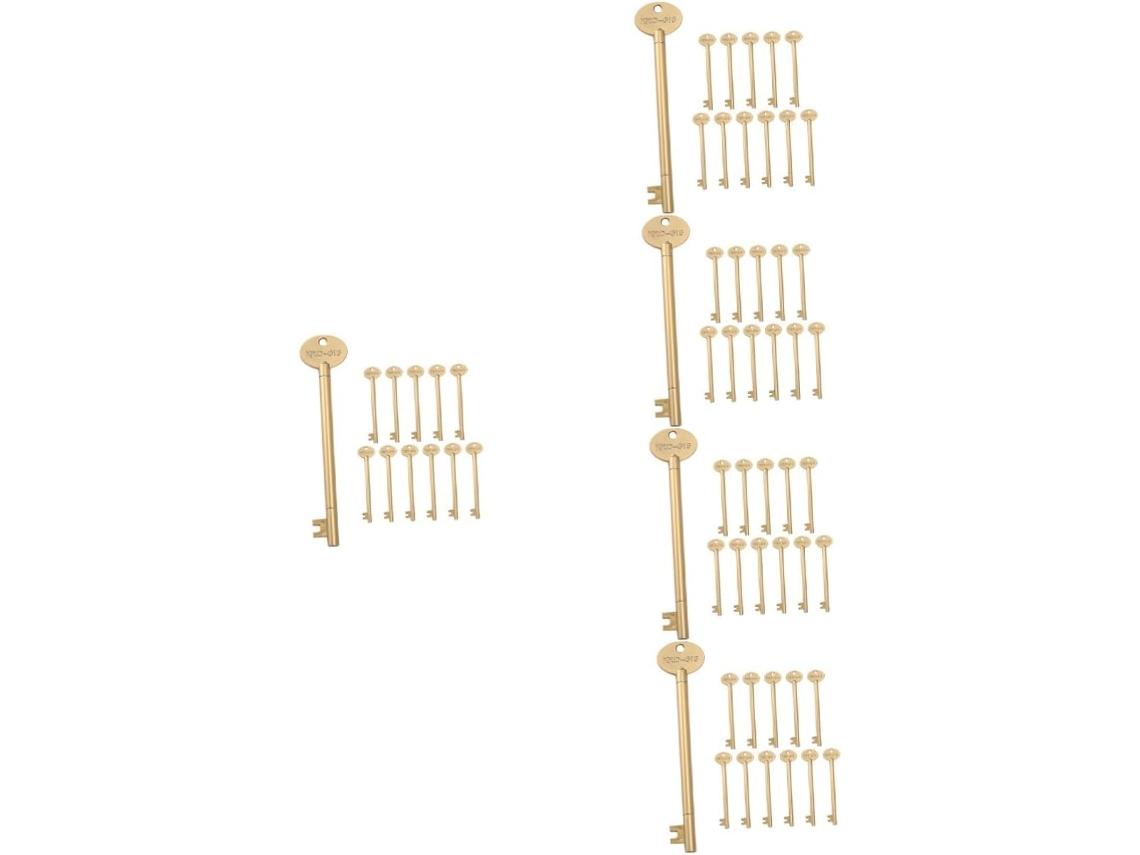 Nuobesty Conjunto De 60 Canetas Em Gel Formato Chave Para Escritório E