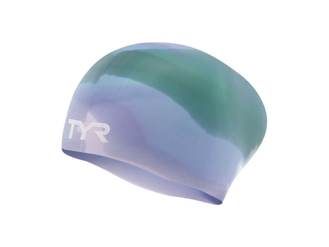 Touca de Natação Júnior Tie Dye Verde Roxotyr