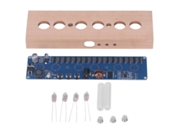 Kit Diy De Relógio De Tubo Nixie In14 De Alta Precisão Com Luz Para Decoração Residencial 12v Dc