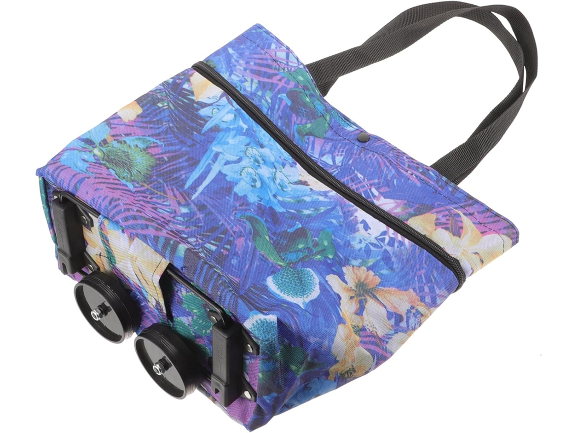 Carrinho De Compras Dobrável E Leve Ciieeo, Com Rodas, De Grande Capacidade, Ideal Para Transportar Brinquedos E Livros.