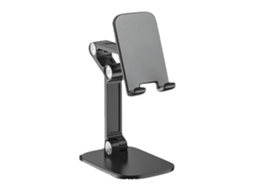 Mali suporte para Celular de Mesa Ajustável Plegável Portátil Stand de Telefone Preto