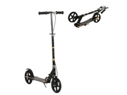 Scooter Infantil Dobrável, Guidão Alt. Ajust., Freios Duplos, 86x35x93-103cm, Preto