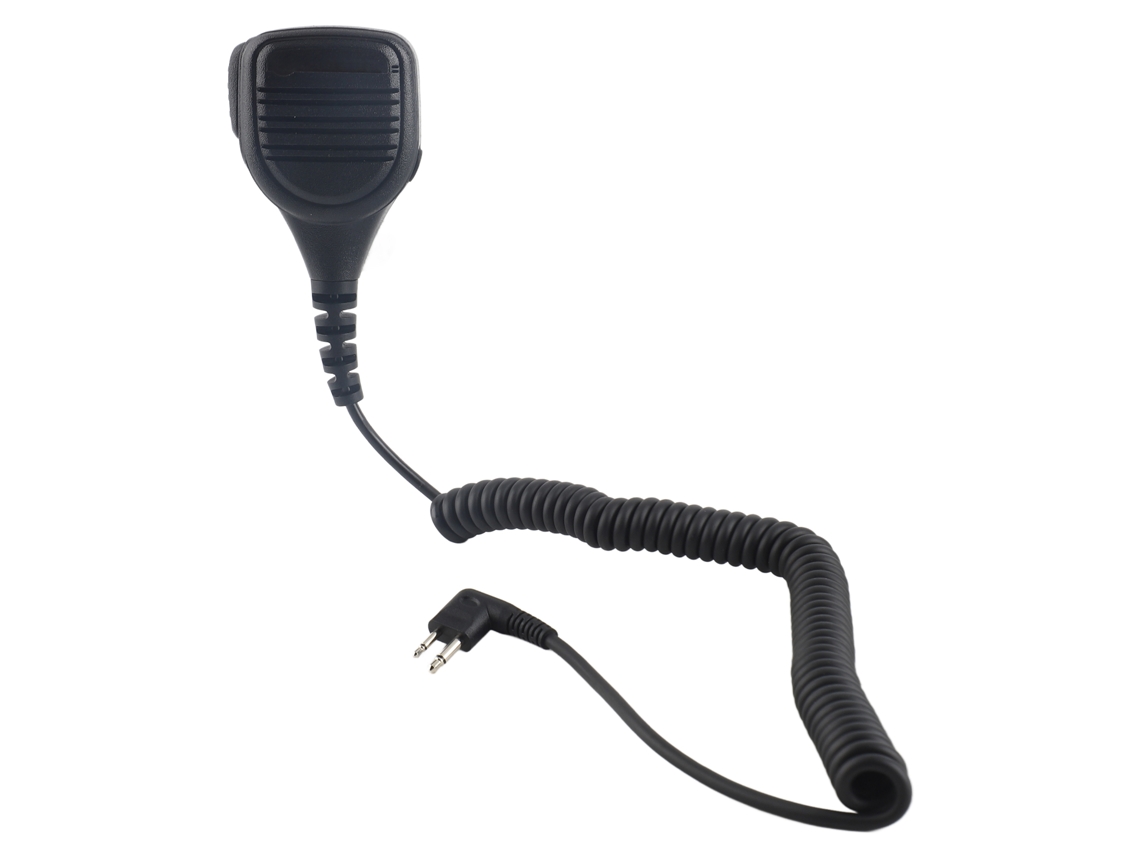 Microfone De Mão Com Alto-falante Para Rádio Talkie Com Conector 3.5mm E Clipe De Aço