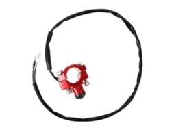 Interruptor De Parada De Emergência Vermelho Para Motocicletas E Quadriciclos Multiuso Em Liga Metálica.