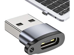 Tablets E Celulares Adaptador Usb C Adaptador Usb A Para Usb C 2.0 Fêmea Para Macho Conversor De Liga De Alumínio Com Carregamento Gokoco