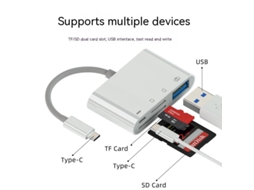 Conector de Carregamento Usb c, 14, Preto, Leitor de Cartão Sim Integrado AQUAFORGE