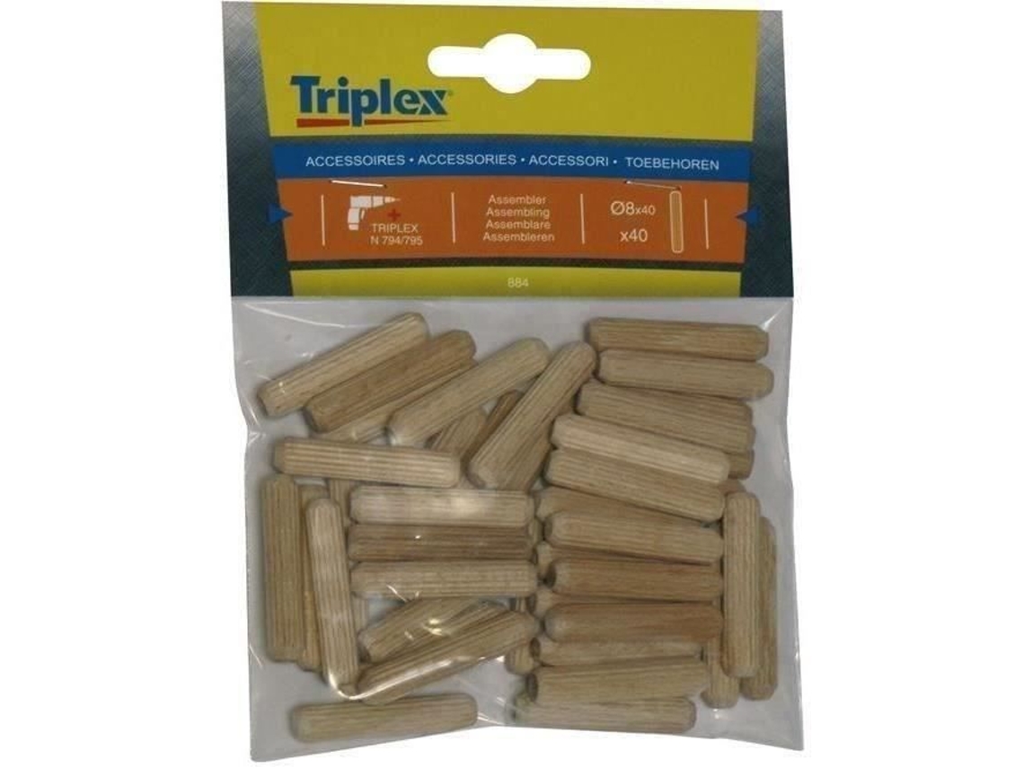 Pinos De Madeira 10x40 Mm Tivoly