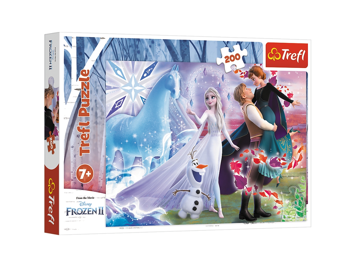 Puzzle 200 Mundo Mágico Das Irmãs Disney Frozen Trefl 13265 Trefl Puzzle