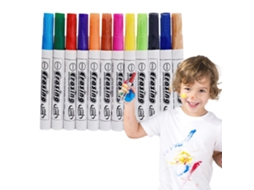 Mali caneta Mágica de Pintura com Água Flutuante Apagável para Crianças e Ensino 8/12 Cores