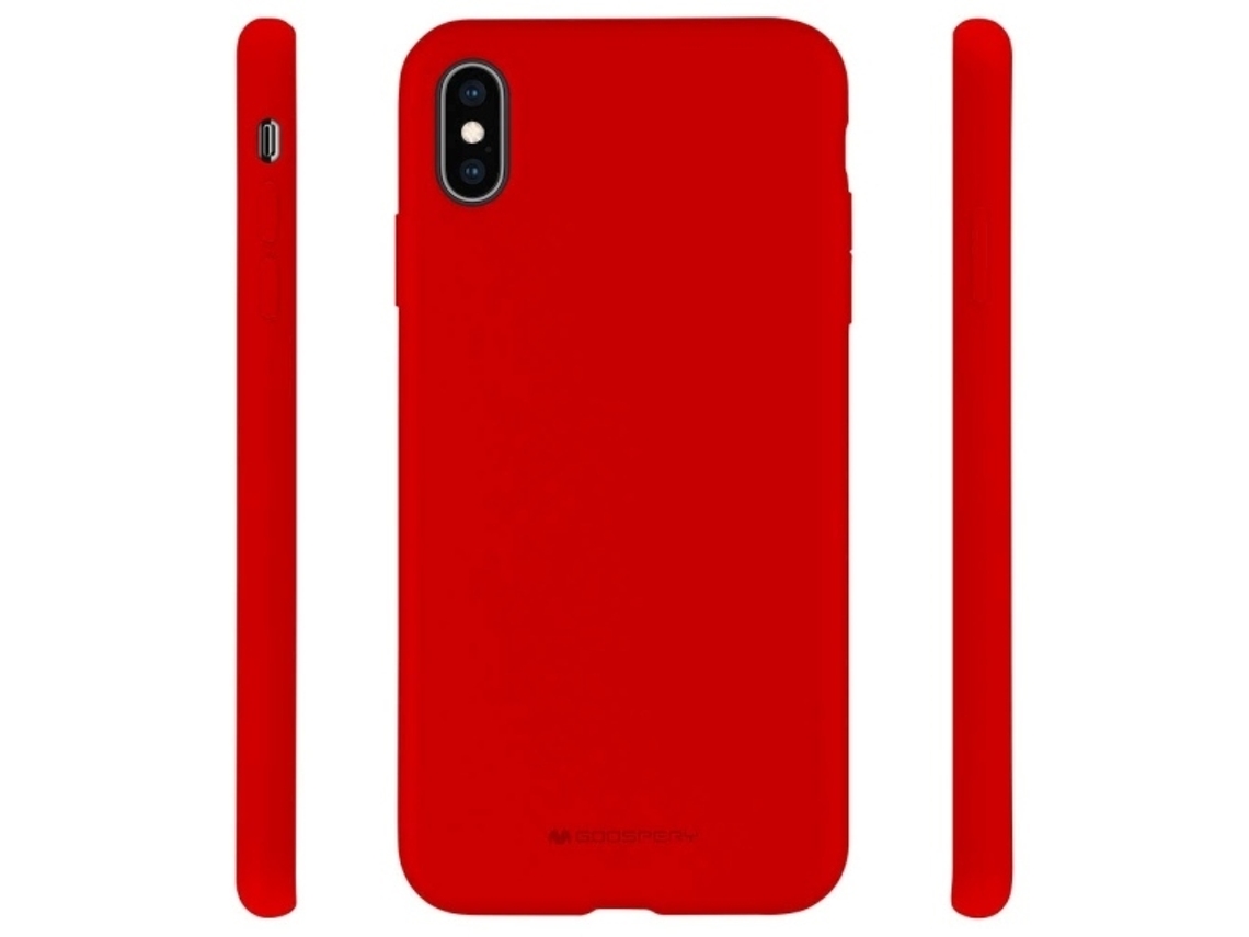 Capa para iPhone 15 MERCURY Silicone Vermelho