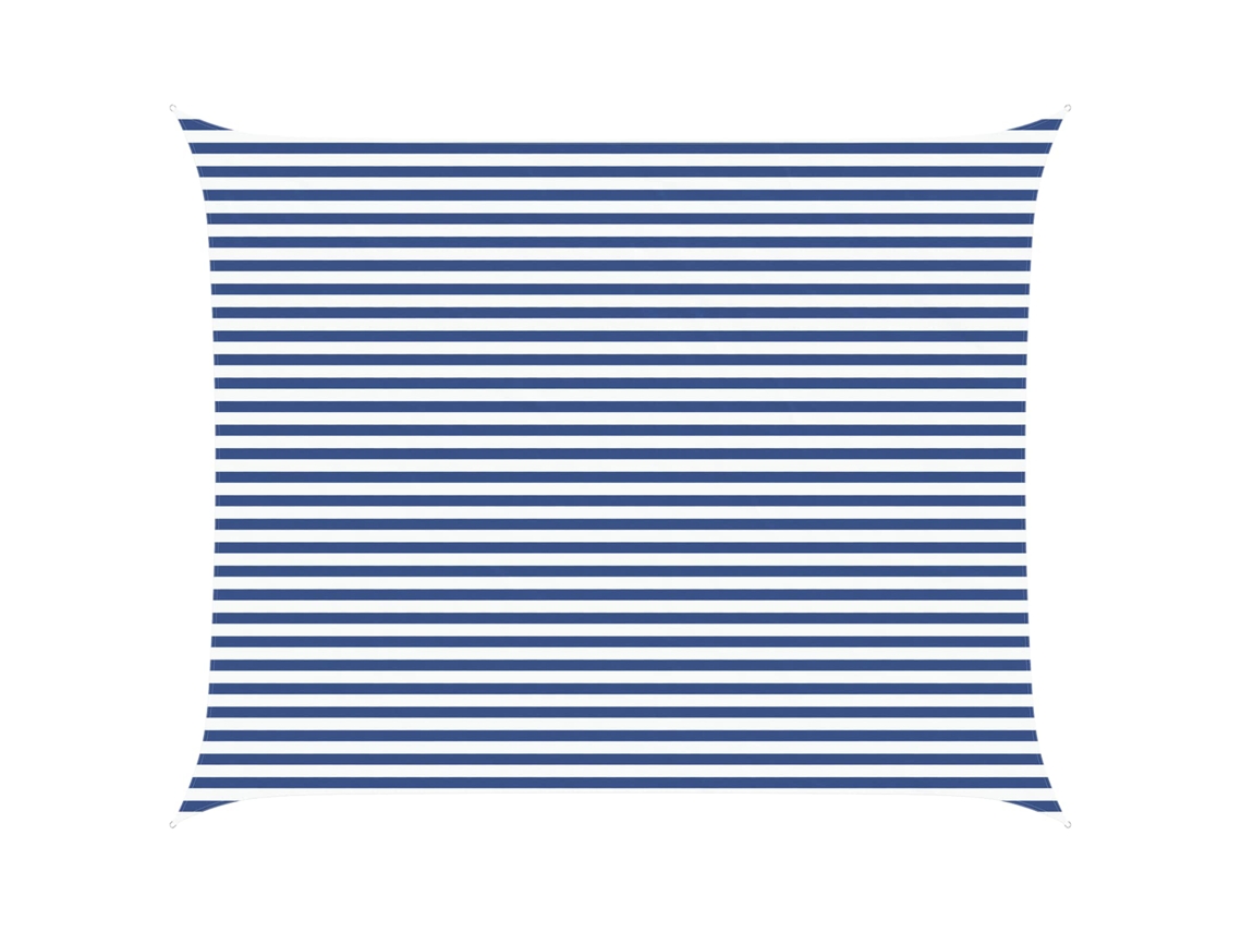 Conjunto 1 Sombra Externa Vidaxl Azul Poliéster (5 X 4 M)