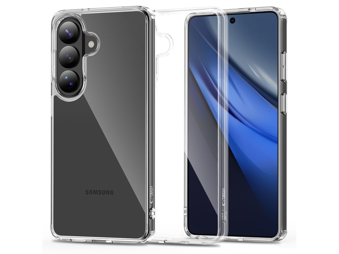 Capa Híbrida Tech-protect Flexair Para Galaxy S26 Plus Transparente E Protetora