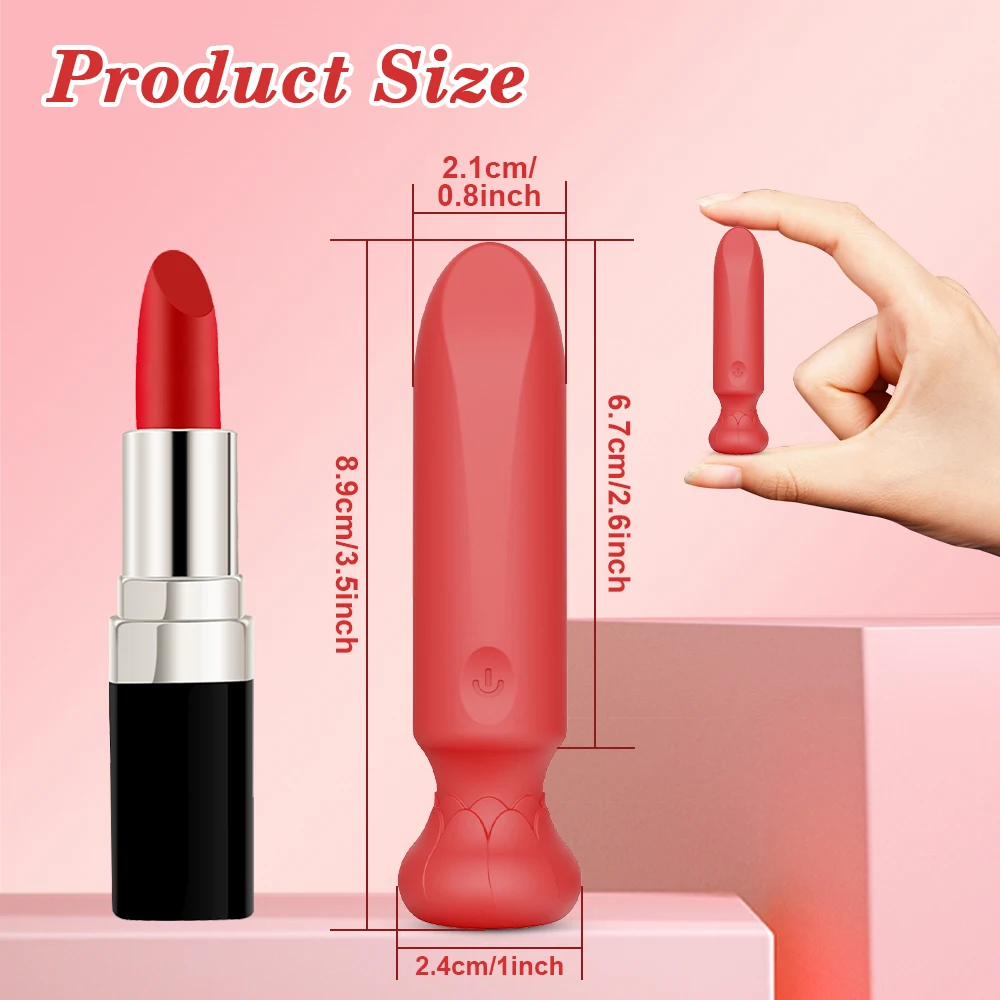 (z42) Mini Vibrador Bala, Massageador Estimulador De Mamilos E Clitóris Feminino, 10 Modos De Vibração, Brinquedo Sexual Feminino