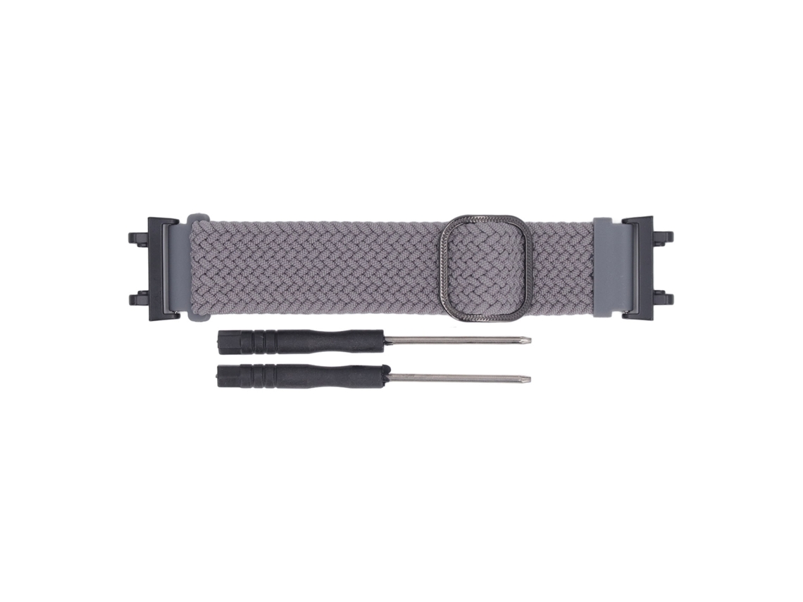 Pulseira Elástica Trançada Para Amazfit Active Edge A2212 Cinza