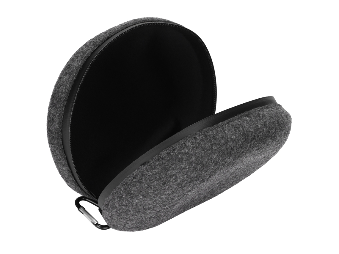 Bolsa De Proteção Para Fones De Ouvido Sem Fio Portátil Caixa De Armazenamento Tamanho Pequeno Preto