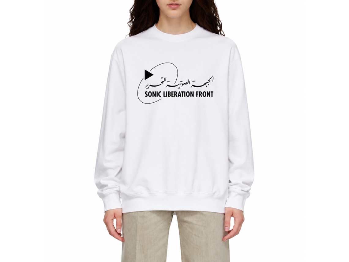 Rockinstone Sonic Liberation Front White Classic Sweatshirt Unique Designer Style