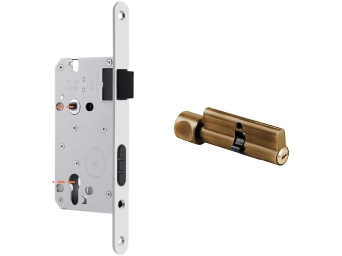 Fechadura de Embutir para Porta 7255mm, Segurança, Privacidade, Trava