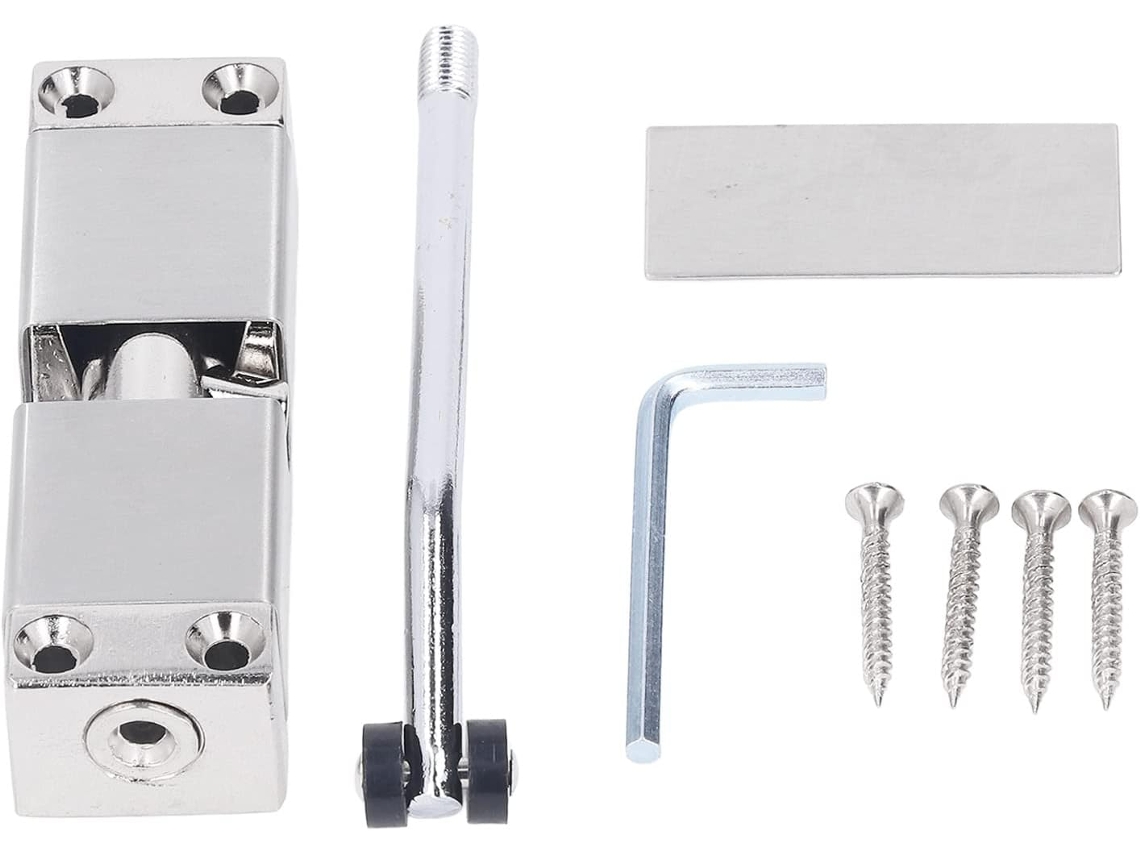 Heepdd Fechadura Automática De Mola Para Porta Alumínio Com Enrolar Em Aço E Acessório Hardware Escritório
