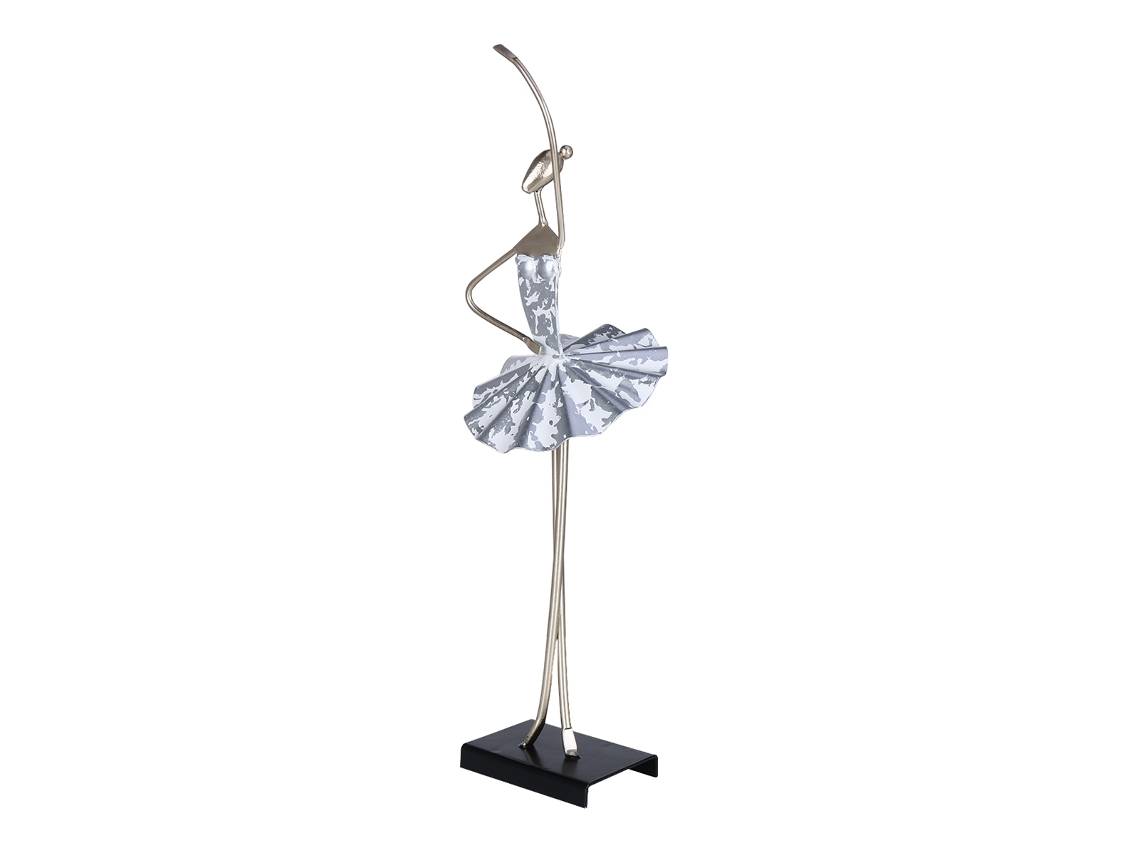 Estatua Bailarina Ballet Ferro Decoração