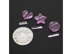 Moldes De Relevo Para Unhas (folhas De Ouro K Multicor, Combo De Formas Variadas) Eoocoo