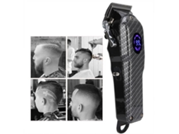 Máquina de Cortar Cabelo Elétrica Conjunto de Máquina de Cortar Cabelo Profissional com Display Lcd com Carregamento Usb Aparador de Cabelo Elétrico
