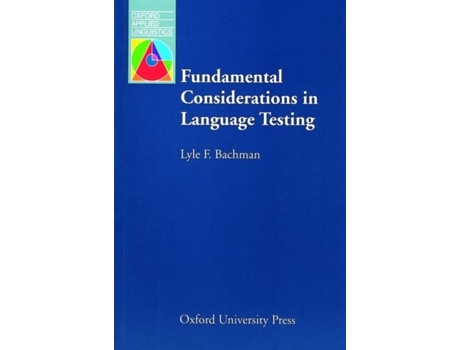 Livro Oxford Applied Linguistics: Fundamental Considerations In Language Testing de Lyle Bachman