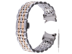 Pulseira De Aço Inoxidável Com Sete Elos Para Samsung Galaxy Watch4 40mm/44mm (colorida)