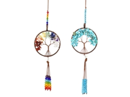 2pcs Pedras Naturais Coloridas Cobre Antigo E Turquesa