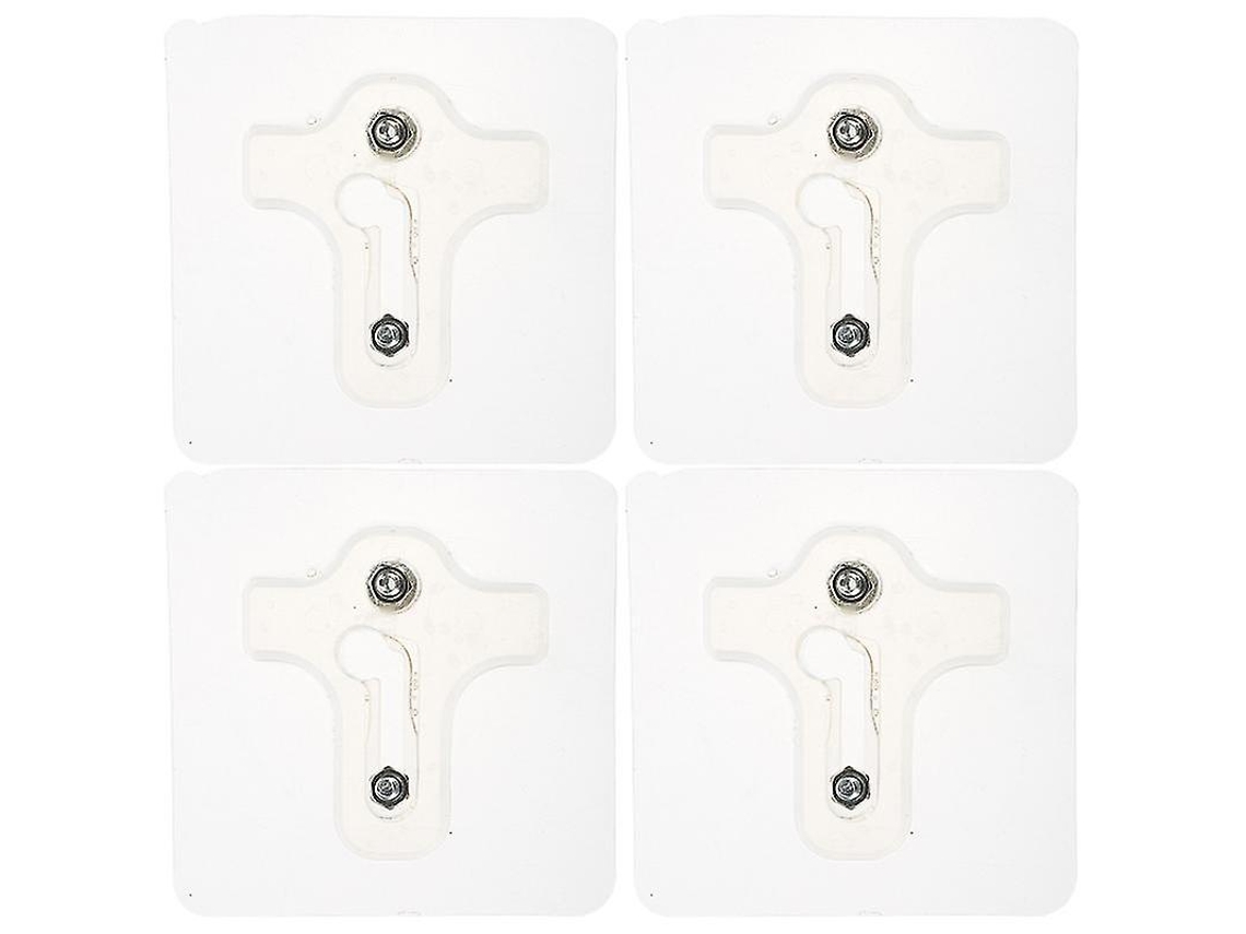 Conjunto de 4 Ganchos Autoadesivos para Pregos BRILVIBERA