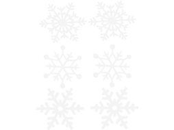 Pendentes Para 6 Peças Flocon De Neige En Feutre Bla Ornement Léger Et Élégant Para Decoração De Festa De