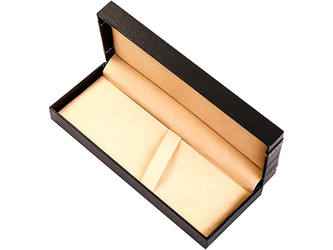 Caneta Profissional, para Escritório, Estojo para Canetas em Couro Pu Preto para Adultos CHABERLU