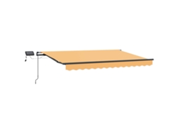 Vidaxl Toldo Retrátil Areia 600 × 300 Cm Tecido